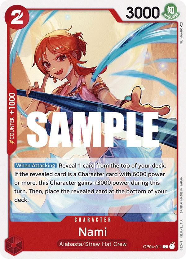 Nami C Kingdoms of Intrigue OP04-011 NM