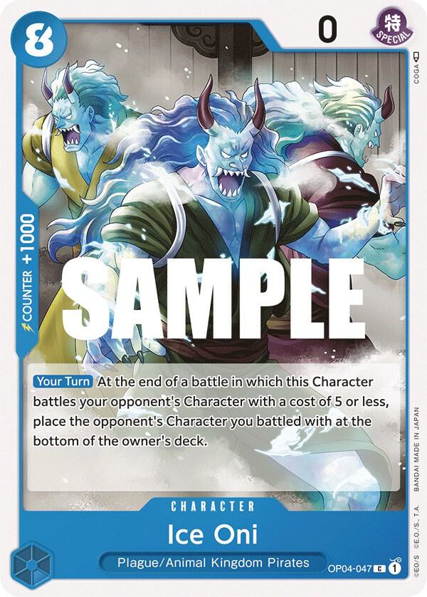 Ice Oni C Kingdoms of Intrigue OP04-047 NM
