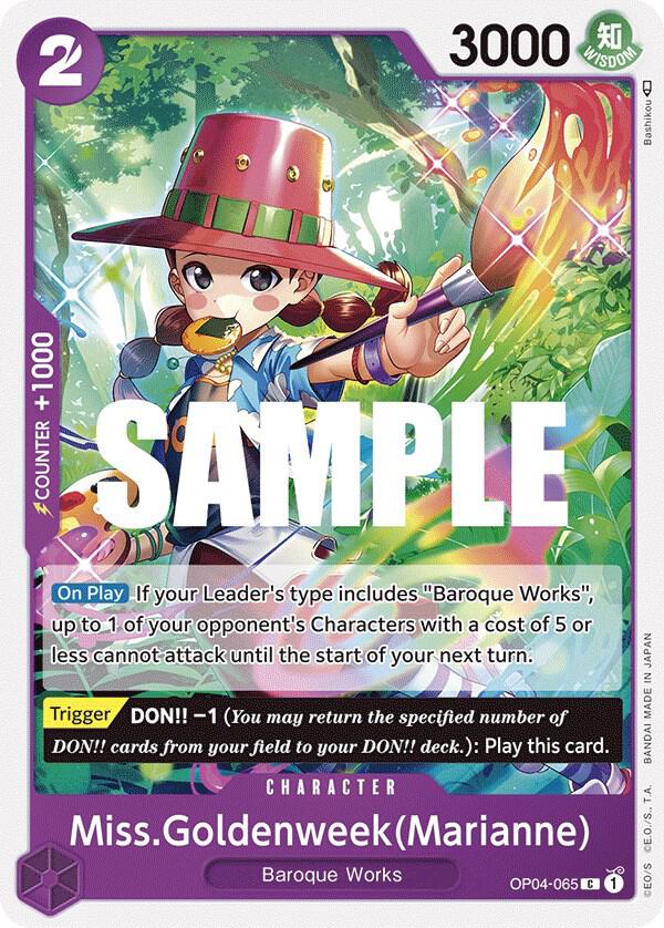 Miss.Goldenweek(Marianne) C Kingdoms of Intrigue OP04-065 NM