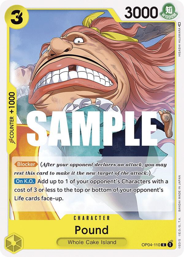 Pound C Kingdoms of Intrigue OP04-110 NM