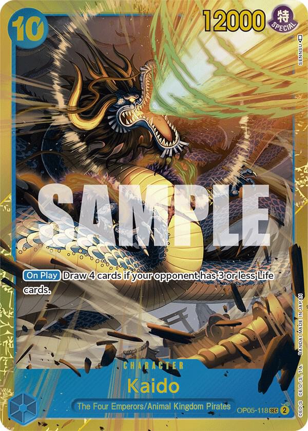Kaido (118) SEC Awakening of the New Era OP05-118 NM