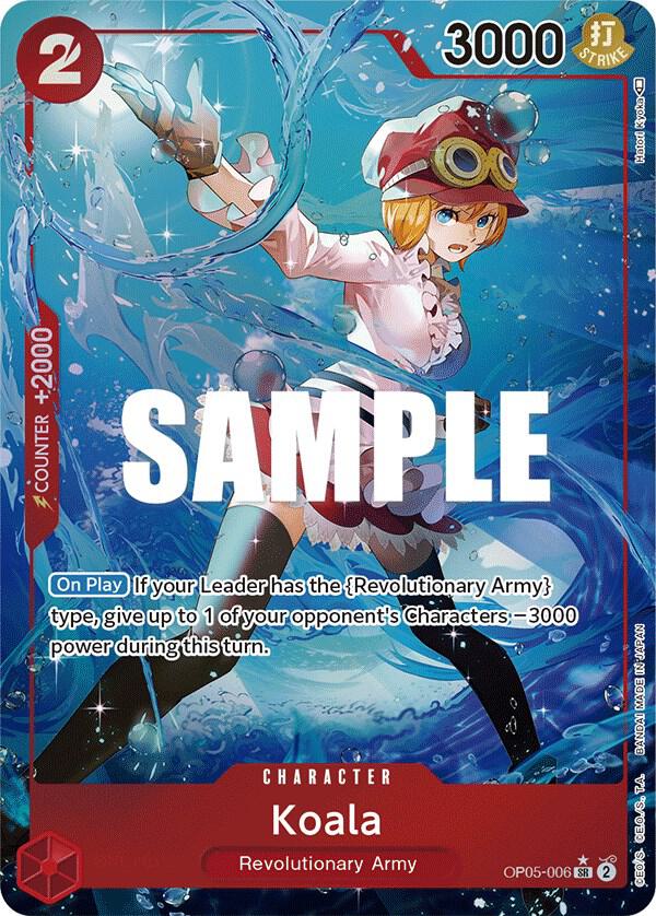 Koala (Alternate Art) SR Awakening of the New Era OP05-006 NM