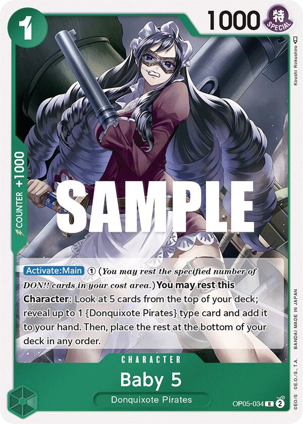 Baby 5 (034) R Awakening of the New Era OP05-034 NM