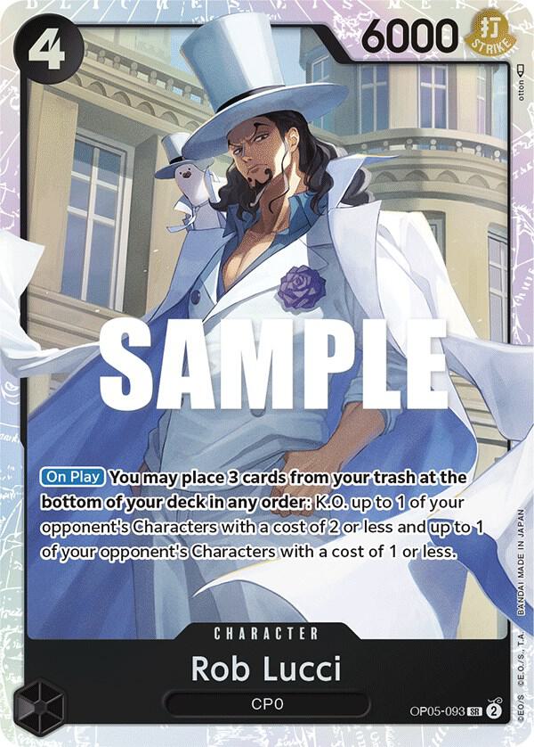 Rob Lucci (093) SR Awakening of the New Era OP05-093 NM