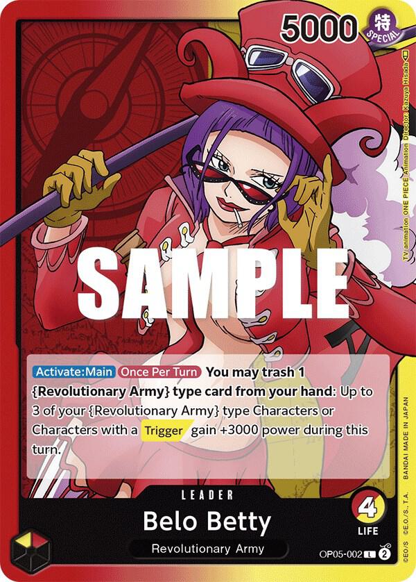 Belo Betty (002) L Awakening of the New Era OP05-002 NM