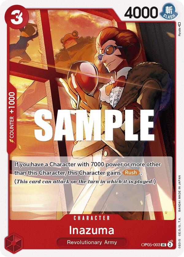 Inazuma UC Awakening of the New Era OP05-003 NM