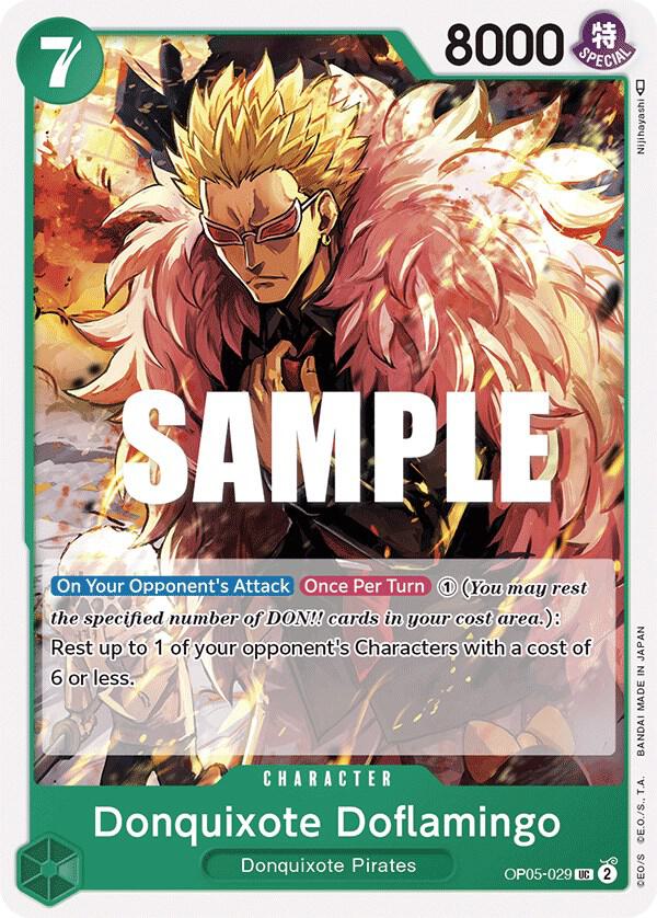 Donquixote Doflamingo (029) UC Awakening of the New Era OP05-029 NM