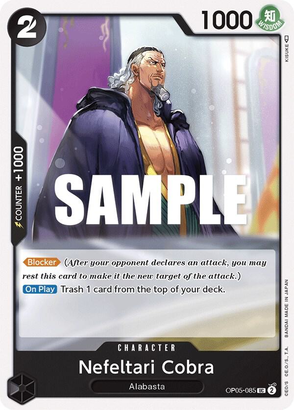Nefeltari Cobra UC Awakening of the New Era OP05-085 NM