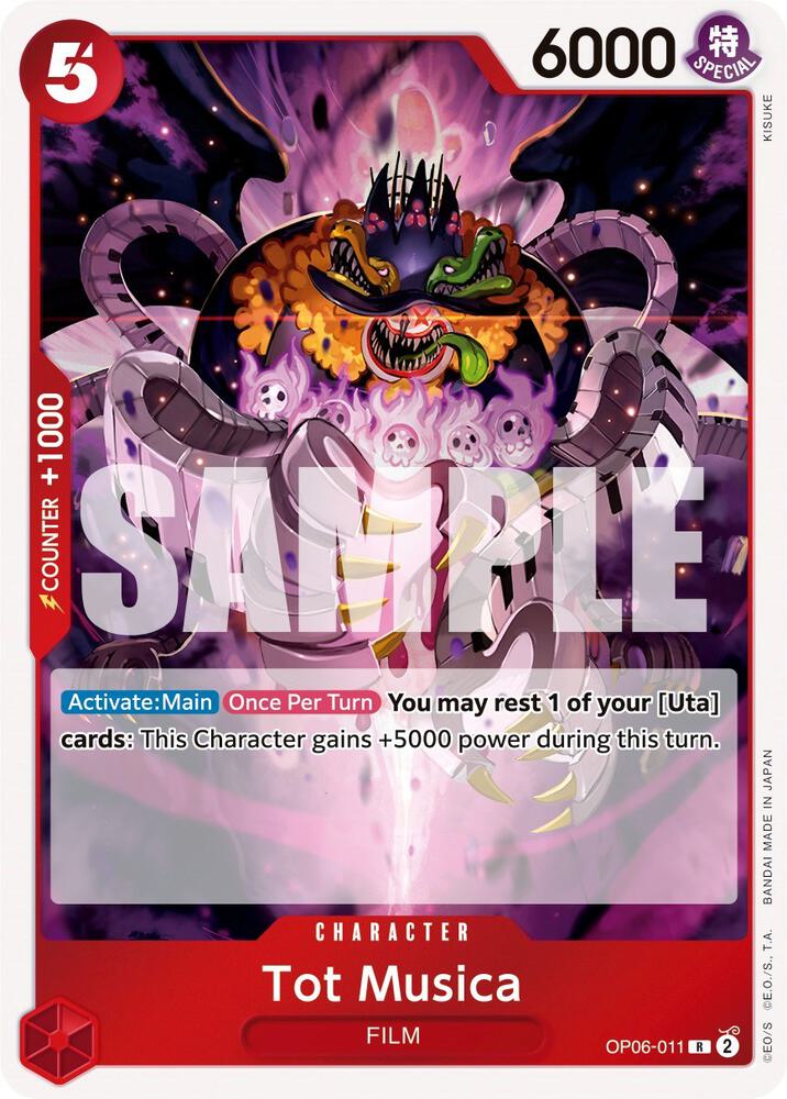 Tot Musica R Wings of the Captain OP06-011 NM