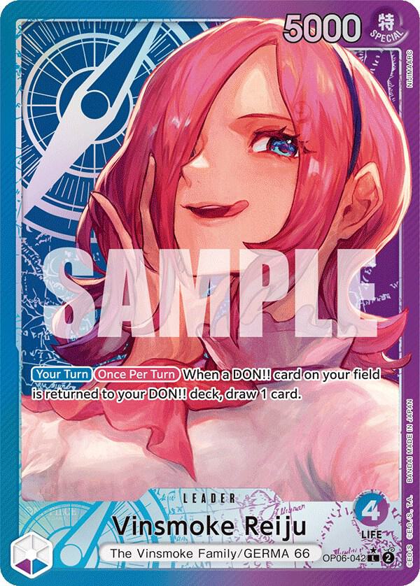 Vinsmoke Reiju (042) (Alternate Art) L Wings of the Captain OP06-042 NM