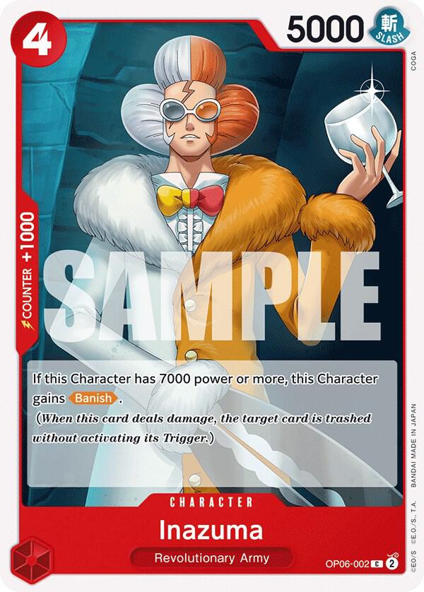 Inazuma C Wings of the Captain OP06-002 NM