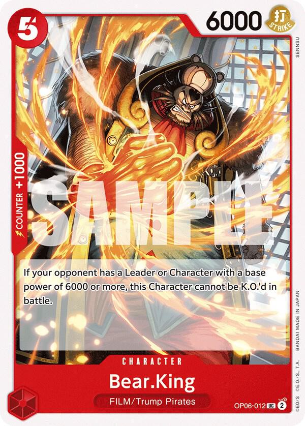 Bear.King UC Wings of the Captain OP06-012 NM