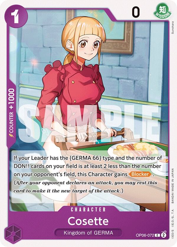Cosette C Wings of the Captain OP06-072 NM