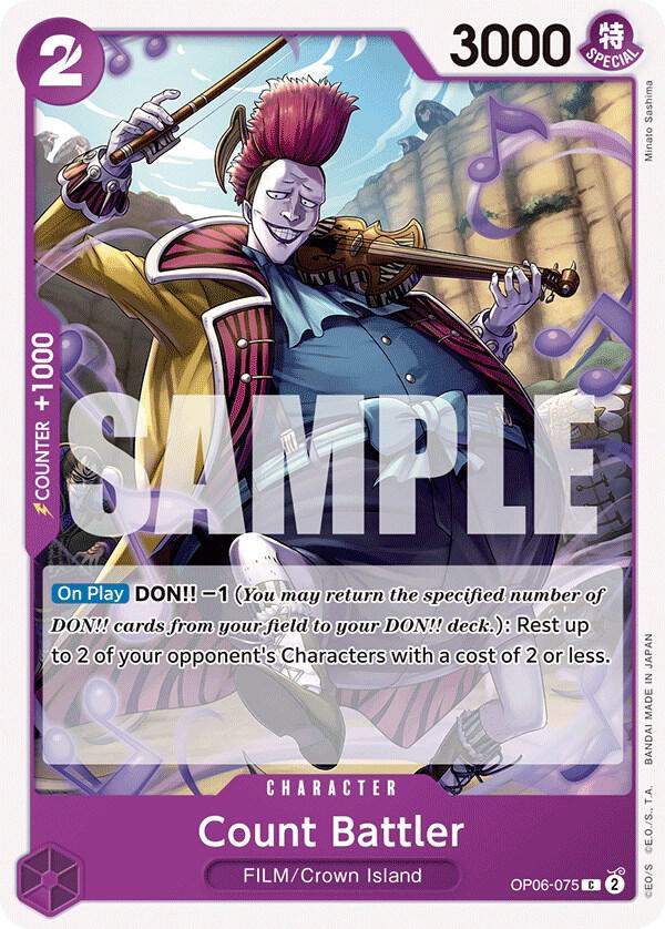Count Battler C Wings of the Captain OP06-075 NM