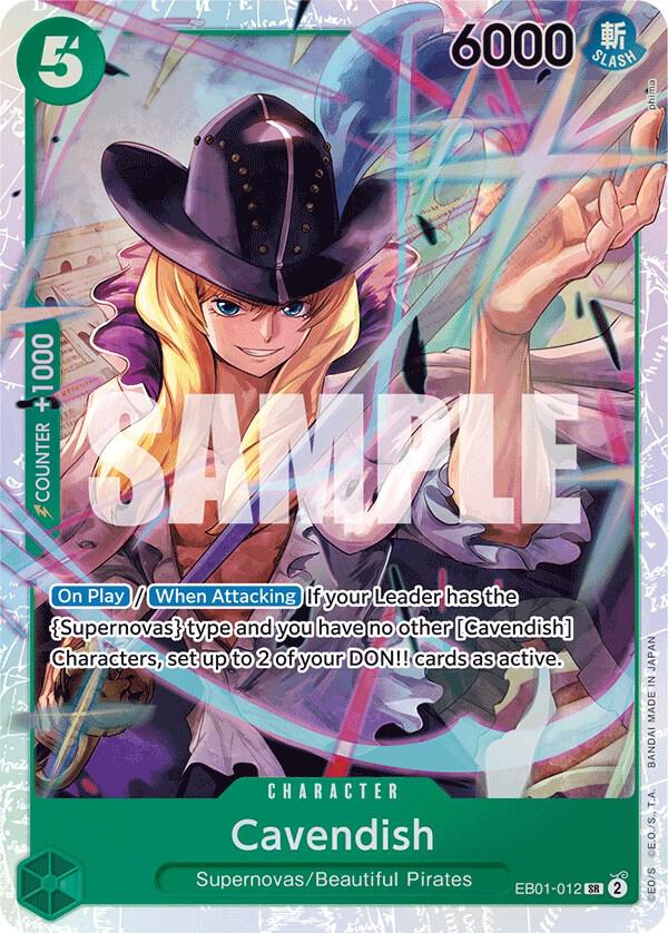 Cavendish SR Extra Booster: Memorial Collection EB01-012 NM