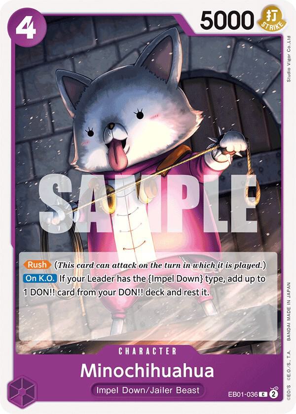 Minochihuahua C Extra Booster: Memorial Collection EB01-036 NM