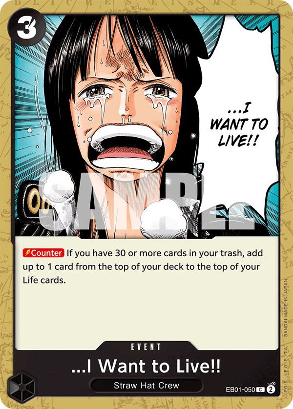 ...I Want to Live!! C Extra Booster: Memorial Collection EB01-050 NM
