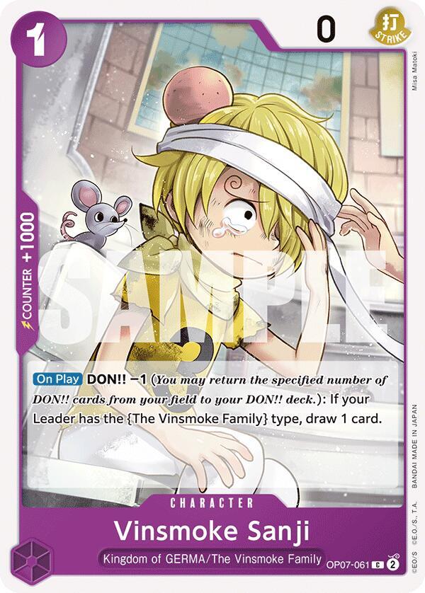 Vinsmoke Sanji C 500 Years in the Future OP07-061 NM