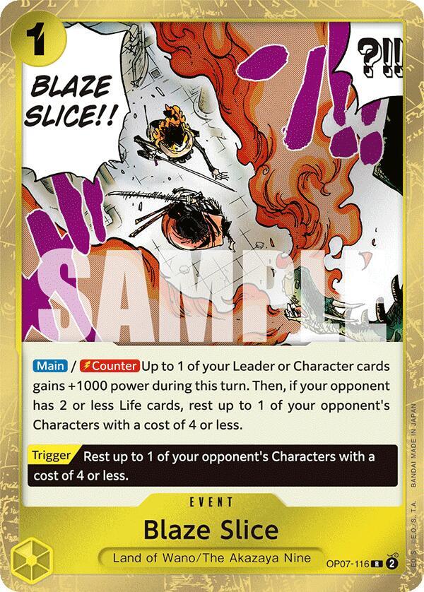 Blaze Slice R 500 Years in the Future OP07-116 NM