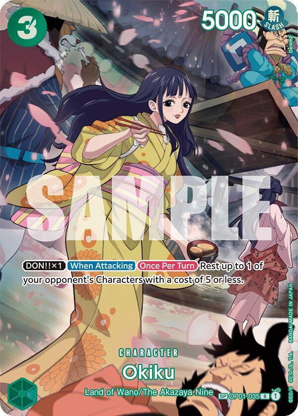 Okiku (SP) R 500 Years in the Future OP01-035 NM