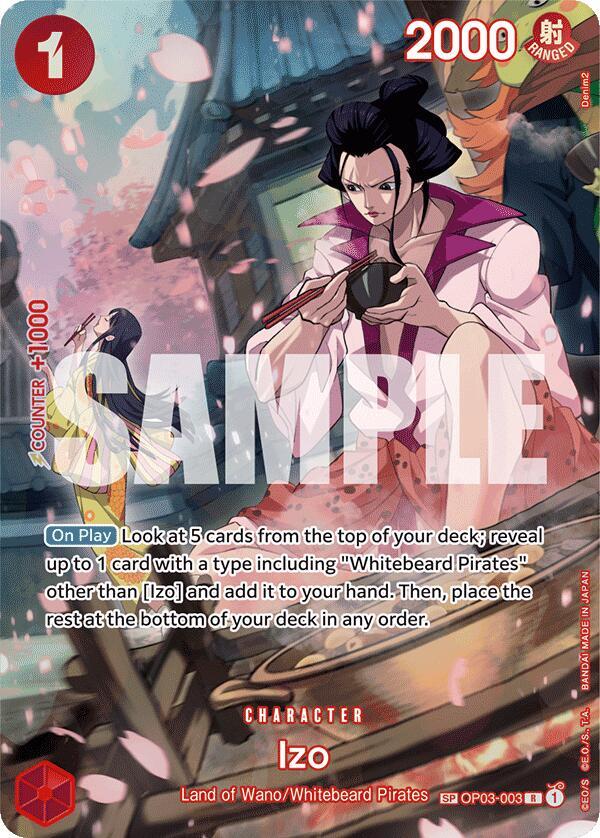 Izo (SP) R 500 Years in the Future OP03-003 NM