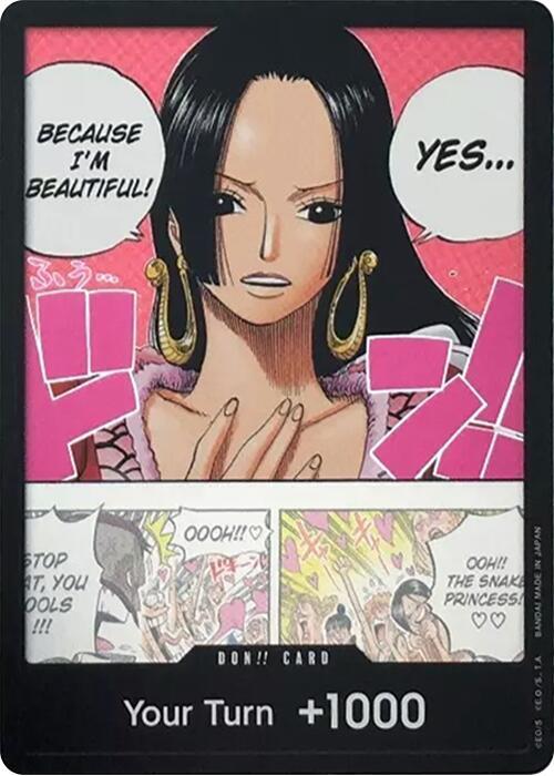 DON!! Card (Boa Hancock) (Double Pack Set Vol. 4) DON!! 500 Years in the Future NM