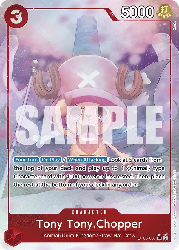 Tony Tony.Chopper (0070) (Parallel) SR Two Legends OP08-007 NM