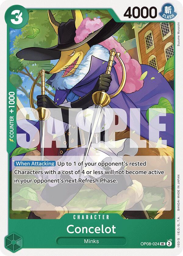 Concelot UC Two Legends OP08-024 NM