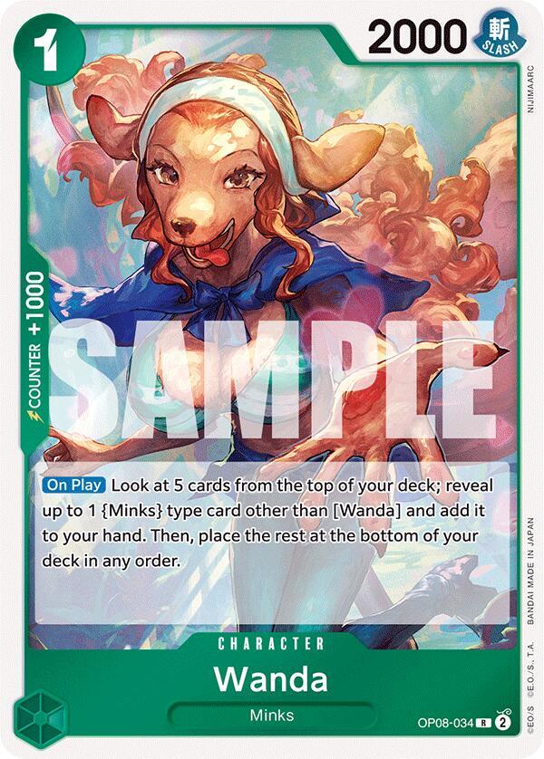 Wanda R Two Legends OP08-034 NM