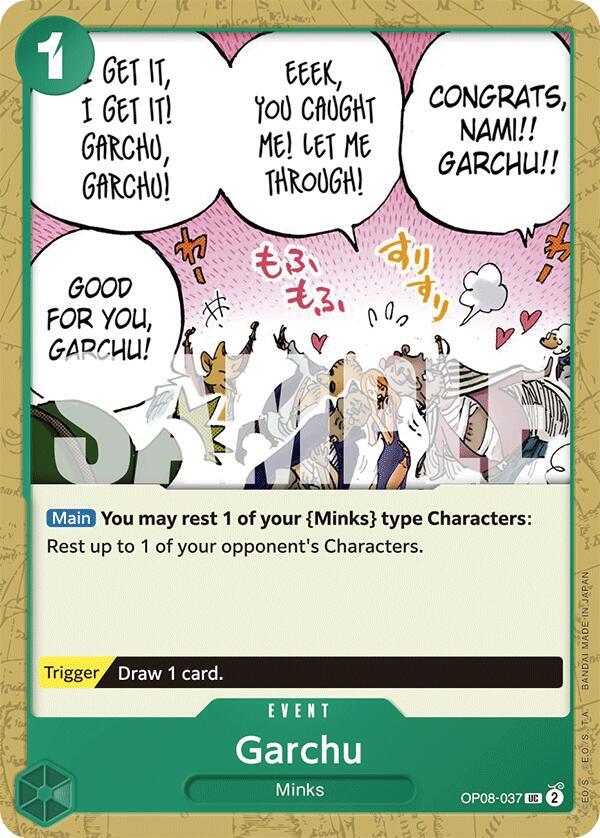 Garchu UC Two Legends OP08-037 NM