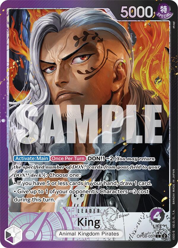 King (057) (Parallel) L Two Legends OP08-057 NM