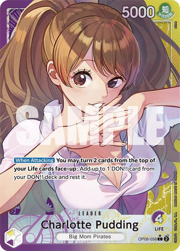 Charlotte Pudding (058) (Parallel) L Two Legends OP08-058 NM