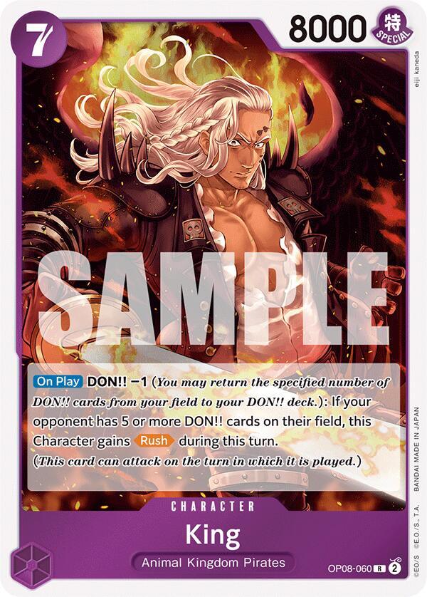 King (060) R Two Legends OP08-060 NM