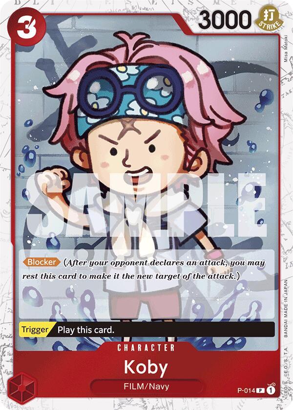 Koby (Jolly Roger Foil) PR Premium Booster -The Best- P-014 NM