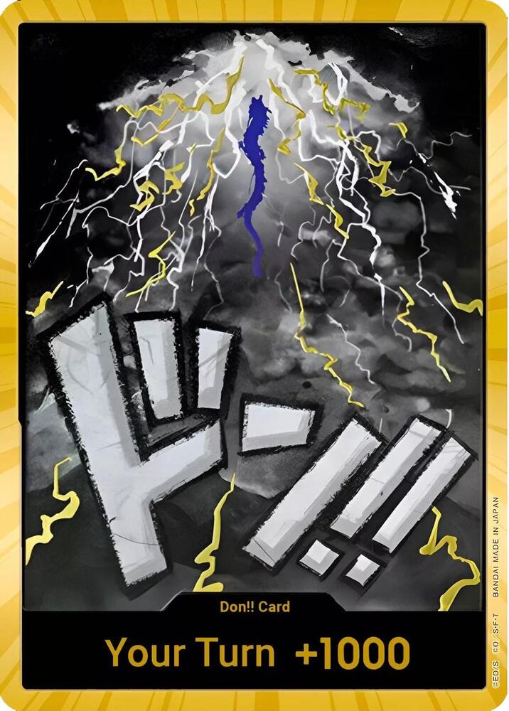 DON!! Card (Kaido) (Gold) DON!! Premium Booster -The Best- NM