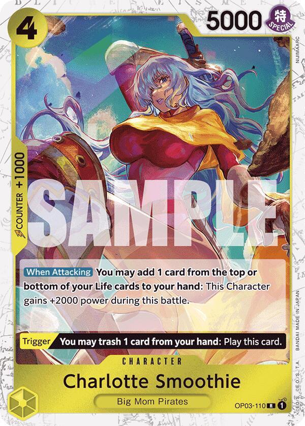Charlotte Smoothie (Jolly Roger Foil) R Premium Booster -The Best- OP03-110 NM