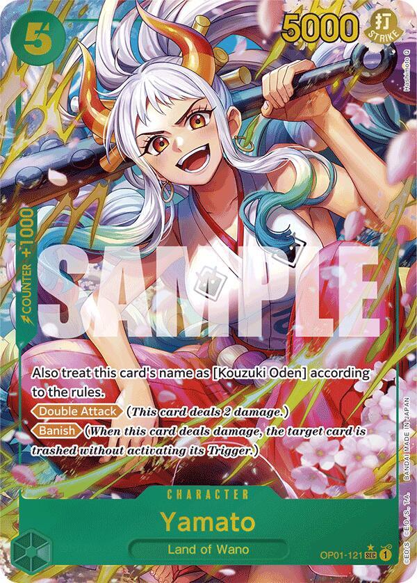 Yamato (OP01-121) (Alternate Art) SEC Premium Booster -The Best- OP01-121 NM
