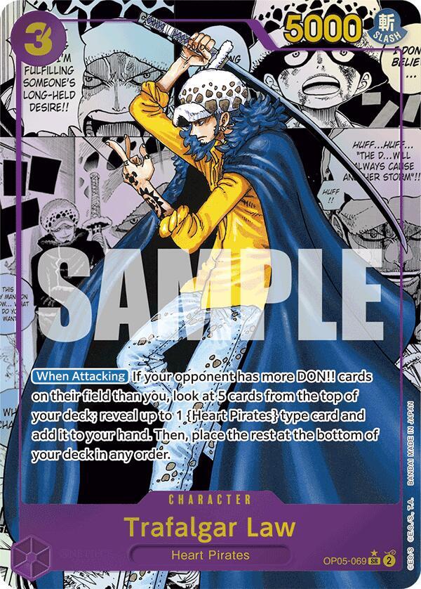 Trafalgar Law (OP05-069) (Manga) SR Premium Booster -The Best- OP05-069 NM