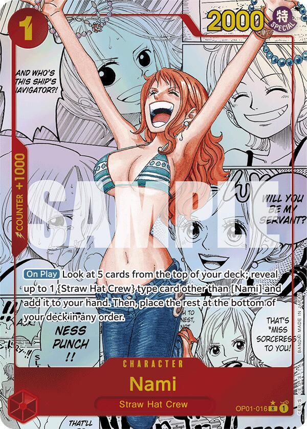 Nami (OP01-016) (Manga) R Premium Booster -The Best- OP01-016 NM