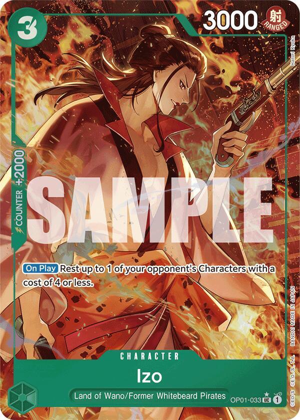 Izo (OP01-033) (Alternate Art) UC Premium Booster -The Best- OP01-033 NM