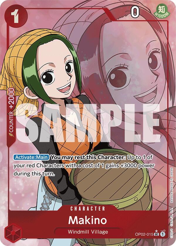 Makino (Full Art) UC Premium Booster -The Best- OP02-015 NM