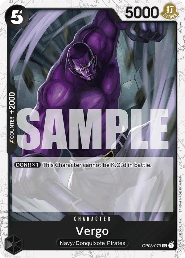 Vergo (Jolly Roger Foil) UC Premium Booster -The Best- OP03-079 NM