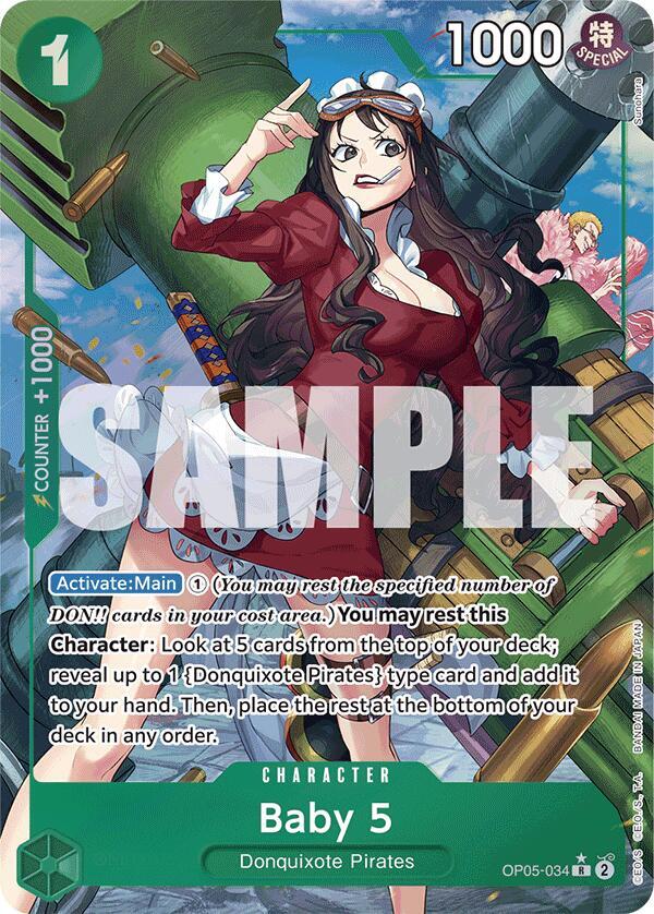 Baby 5 (OP05-034) (Alternate Art) R Premium Booster -The Best- OP05-034 NM