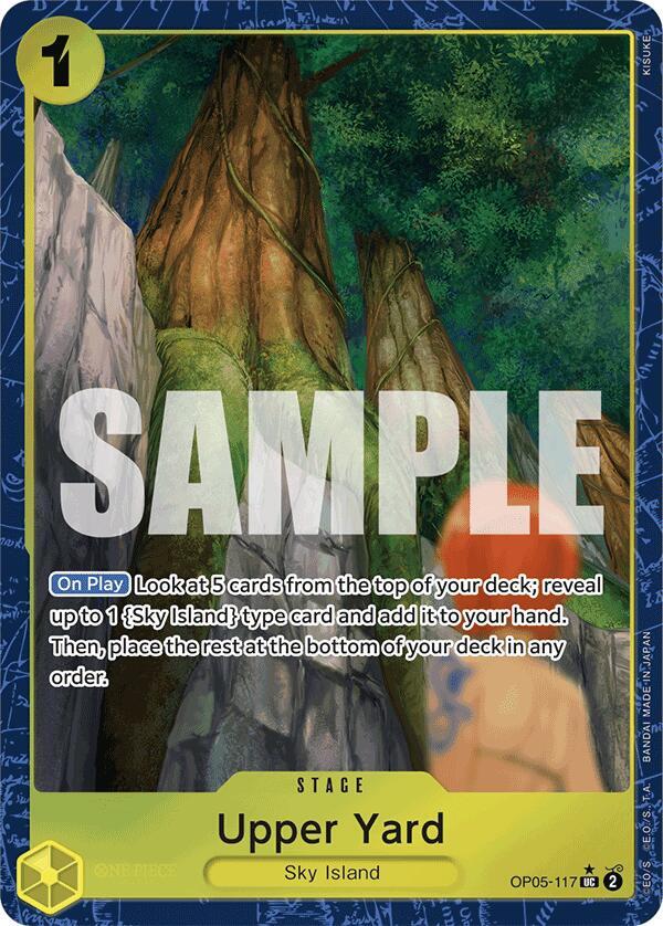 Upper Yard (Alternate Art) UC Premium Booster -The Best- OP05-117 NM