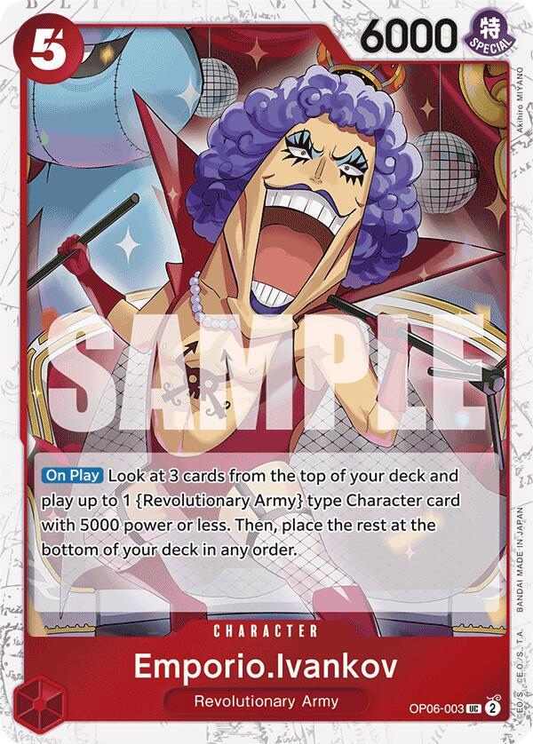 Emporio.Ivankov (Jolly Roger Foil) UC Premium Booster -The Best- OP06-003 NM