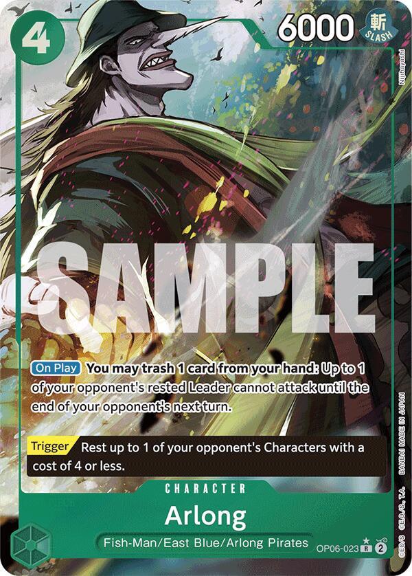 Arlong (Full Art) R Premium Booster -The Best- OP06-023 NM