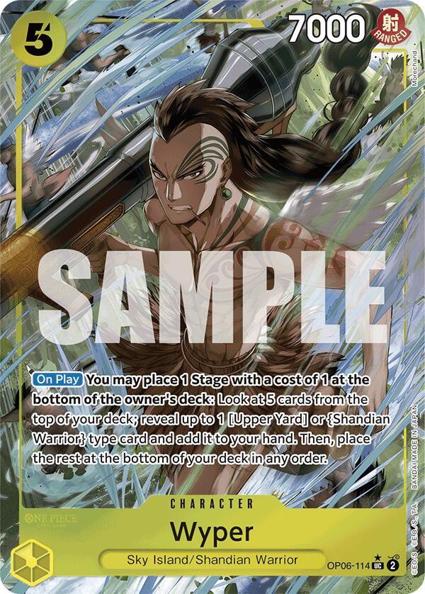 Wyper (Full Art) UC Premium Booster -The Best- OP06-114 NM