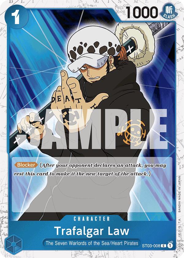 Trafalgar Law (ST03-008) (Jolly Roger Foil) C Premium Booster -The Best- ST03-008 NM