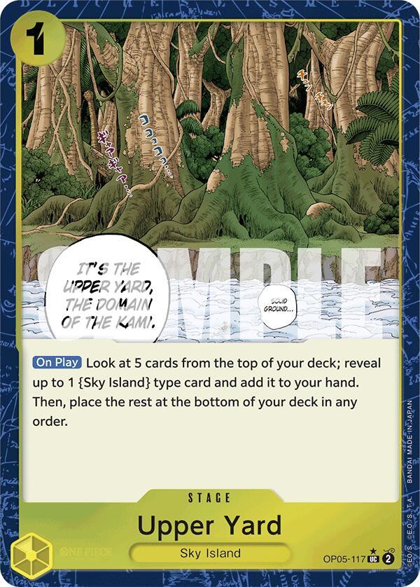 Upper Yard (Textured Foil) UC Premium Booster -The Best- OP05-117 NM