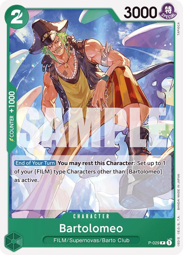 Bartolomeo (P-029) (Reprint) PR Premium Booster -The Best- P-029 NM